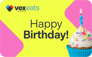 VEX Eats - Birthday Cake Personalised